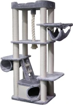 Adori Krabpaal Luna - Grijs/Wit - 70 X 60 X 178 Cm