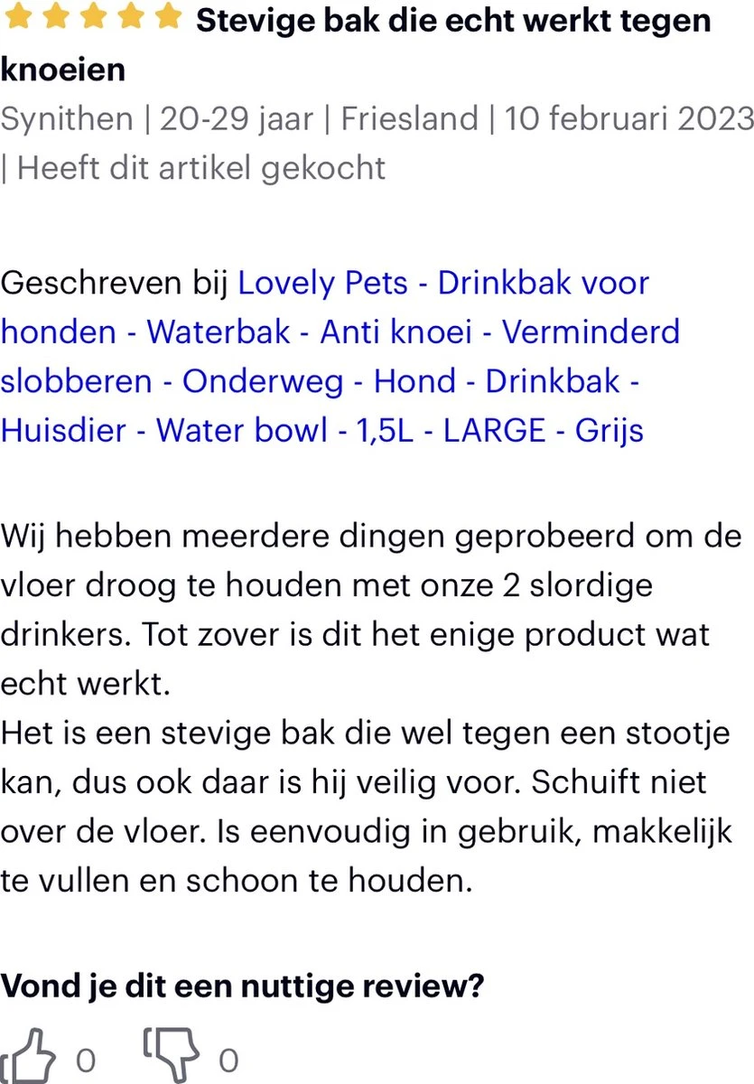 Lovely Pets - Drinkbak Hond - Drinkbak Voor Honden - Waterbak - Anti Knoei - Verminderd Slobberen - Onderweg - Hond - Drinkbak - Huisdier - Water Bowl - Roadrefresher - LARGE - Roze 6 Lovely Pets - Drinkbak Hond - Drinkbak Voor Honden - Waterbak - Anti Knoei - Verminderd Slobberen - Onderweg - Hond - Drinkbak - Huisdier - Water Bowl - Roadrefresher - LARGE - Roze - Afbeelding 4