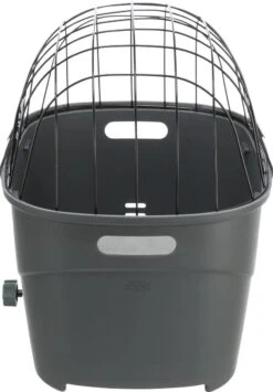 Trixie Fietsmand Voor Bagagedrager Met Draadkoepel Kunststof Grijs (46X36X47 CM) -Huisdier Verkoop 836x1200 7