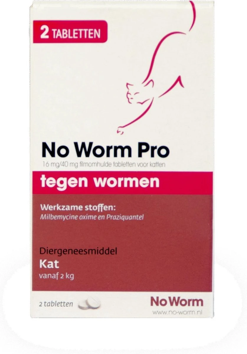 Exil No Worm Pro - Kat - 2 Tabletten 7 Exil No Worm Pro - Kat - 2 Tabletten - Afbeelding 5