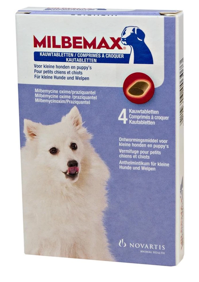Elanco Milbemax Kauwtablet Hond - Anti Wormenmiddel - 12 G 4 Stuks 1 Tot 5 Kg 8 Elanco Milbemax Kauwtablet Hond - Anti Wormenmiddel - 12 G 4 Stuks 1 Tot 5 Kg - Afbeelding 6