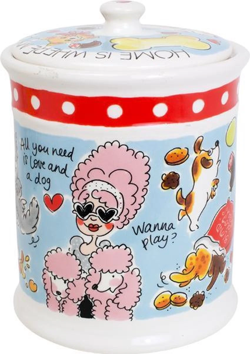 Blond Amsterdam - Dier - Voorraadpot - Hond - Ø 16 Cm 4 Blond Amsterdam - Dier - Voorraadpot - Hond - Ø 16 Cm - Afbeelding 2