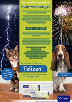 Virbac Telizen S 50 Mg - 30 TABLETTEN -Huisdier Verkoop 854x1200