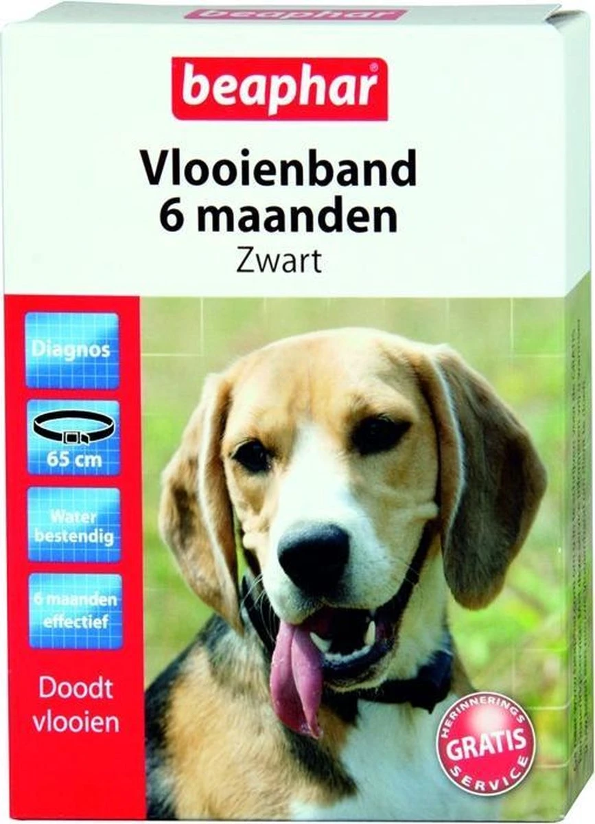 Beaphar Vlooienband Hond - Zwart - 1 Stuk 8 Beaphar Vlooienband Hond - Zwart - 1 Stuk - Afbeelding 6