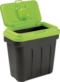 Maelson Dry Box - Voedselcontainer Zwart Groen Met Bijgeleverd Schepje - Bewaarbox In 4 Maten Van 7,5 Kg Tot 20 Kg - Maelson Dry Box 3 Zonder Schepje -Huisdier Verkoop 877x1200 2