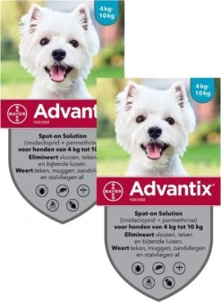 Bayer Advantix Vlooien & Teken Pipetten - Hond 4 Tot 10kg - 2 X 6 Stuks 9 Bayer Advantix Vlooien & Teken Pipetten - Hond 4 Tot 10kg - 2 X 6 Stuks -Huisdier Verkoop 879x1200 1