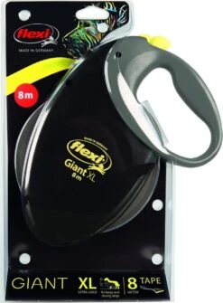 Flexi Giant Tape - Hondenriem - Zwart/Geel - XL - 8 M - (<50 Kg) 22 Flexi Giant Tape - Hondenriem - Zwart/Geel - XL - 8 M - (<50 Kg) -Huisdier Verkoop 885x1200