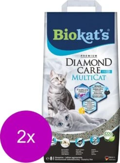 Biokat's Diamond Care Multicat - Kattenbakvulling - 2 X 8 L -Huisdier Verkoop 885x1200 5