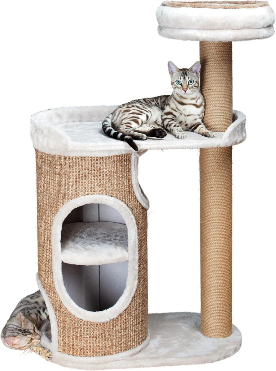 Trixie Krabaal Falco Lichtgrijs/Bruin - 70X38X117 CM 5 Trixie Krabaal Falco Lichtgrijs/Bruin - 70X38X117 CM - Afbeelding 3