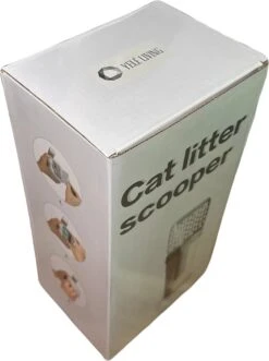 YELÉ LIVING – Kattenbakschep – Haarverwijderaar - Cat Litter Scoop – Kattenbakschep Met Container – Katten – Kattenbak – Grijs/wit – Kattenbak Schep – Grind – Kattengrind – Kattenbak Grind – Poep Zakjes – Afvalcontainer - All-in-1 Kattenbakschep -Huisdier Verkoop 895x1200 7