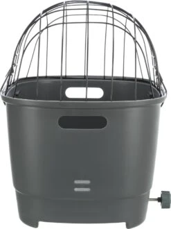 Trixie Fietsmand Voor Bagagedrager Met Draadkoepel Kunststof Grijs (46X36X47 CM) -Huisdier Verkoop 897x1200