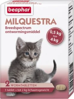 Beaphar Milquestra Kleine Kat/kitten - 0,5 Tot 4 Kg - 2 Tabletten 22 Beaphar Milquestra Kleine Kat/kitten - 0,5 Tot 4 Kg - 2 Tabletten -Huisdier Verkoop 898x1200 4