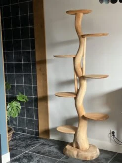 Boomsculptuur Met Ronde Plateaus Voor Planten Of Katten 200cm Hoog -Huisdier Verkoop 899x1200 27