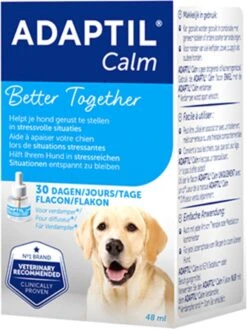Adaptil Calm Navulling - 48 Ml - Anti-stress Hond - 1 Navulling Voor Adaptil Calm Verdamper -Huisdier Verkoop 900x1200 38