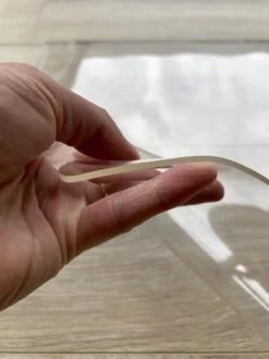 Merkloos Pet Ghostmat Placemat Voor Onder Voerbak & Drinkbak Van Hond En Kat - Transparant 35x50cm