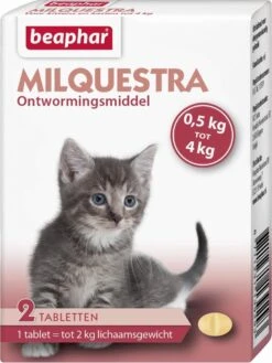 Beaphar Milquestra Kleine Kat/kitten - 0,5 Tot 4 Kg - 2 Tabletten 17 Beaphar Milquestra Kleine Kat/kitten - 0,5 Tot 4 Kg - 2 Tabletten -Huisdier Verkoop 901x1200 7