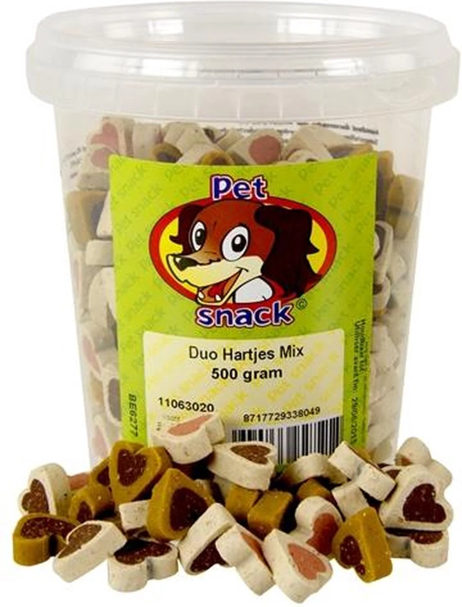 Petsnack Duo Mix Hartjes 500 Gr 5 Petsnack Duo Mix Hartjes 500 Gr - Afbeelding 3