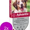 Bayer Advantix Vlooien & Teken Pipetten - Hond 10 Tot 25kg - 2 X 6 Stuks