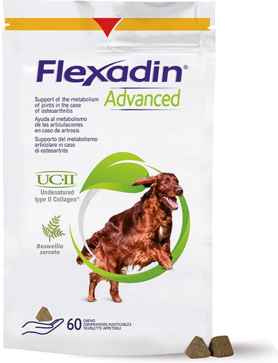 Flexadin Gewricht Supplement Flexadin Advanced Hond - 60 Stuks 3 Flexadin Gewricht Supplement Flexadin Advanced Hond - 60 Stuks