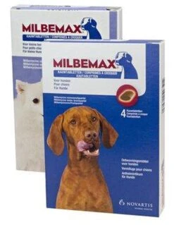 Elanco Milbemax Kauwtablet Hond - Anti Wormenmiddel - 28 G 4 Stuks Vanaf 5 Kg -Huisdier Verkoop 930x1200