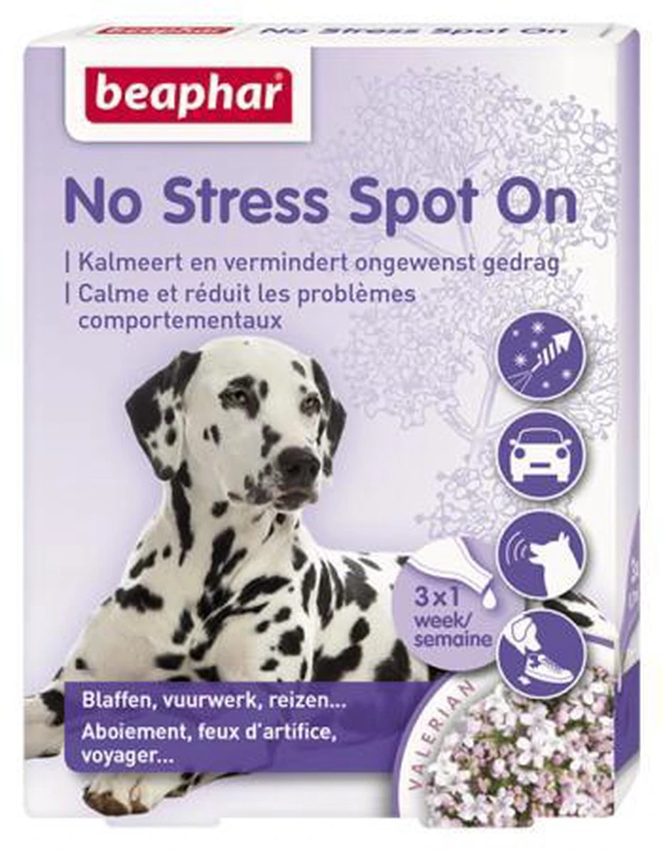 BEAPHAR No Stress Spot On Hond - 3 Pipetten 5 BEAPHAR No Stress Spot On Hond - 3 Pipetten - Afbeelding 3