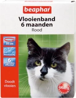 Beaphar Vlooienband Kat - Rood - 1 Stuk -Huisdier Verkoop 934x1200 3
