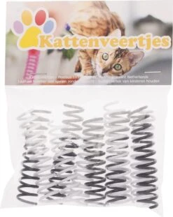 Kattenveertjes Klein - 10 Stuks | Zwart Wit | Kattenspeeltjes | Kattenspeelgoed -Huisdier Verkoop 954x1200 6