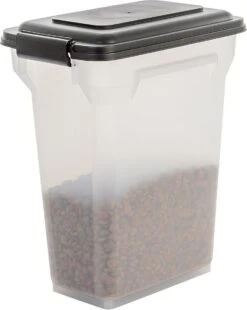 Iris Ohyama Air Tight Food Container ATS-M - Kunststof- 20 Liter - Transparant/Zwart - Met Schepje -Huisdier Verkoop 955x1200 1