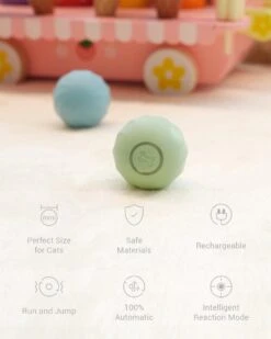 Cheerble | Mini Bal 3.0 | Roze | Zelf Rollende Bal Voor Katten | 3 Automatische Speelmodi | Interactief En Intelligentie Kattenspeelgoed | Kattenspeeltje -Huisdier Verkoop 958x1200 4