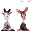 Honden Knuffel - Set Van 2 - Hondenspeelgoed Met Piep - Honden En Katten - Ezel En Giraf - Sellaio -Huisdier Verkoop 959x1200 8
