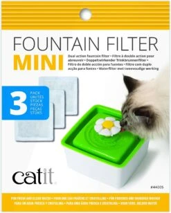 Catit Filters Drinkfontein Mini - Kanttendrinkbak - 15x12x2.5 Cm Wit 3 Stuks -Huisdier Verkoop 963x1200 4