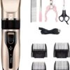 PetGoods Hondentondeuse - 10 Delige Set - Katten & Honden - Draadloos - Low Noise - Incl. Schaar, Nagelknipper, Vijl & Kam -Huisdier Verkoop 964x1200 1