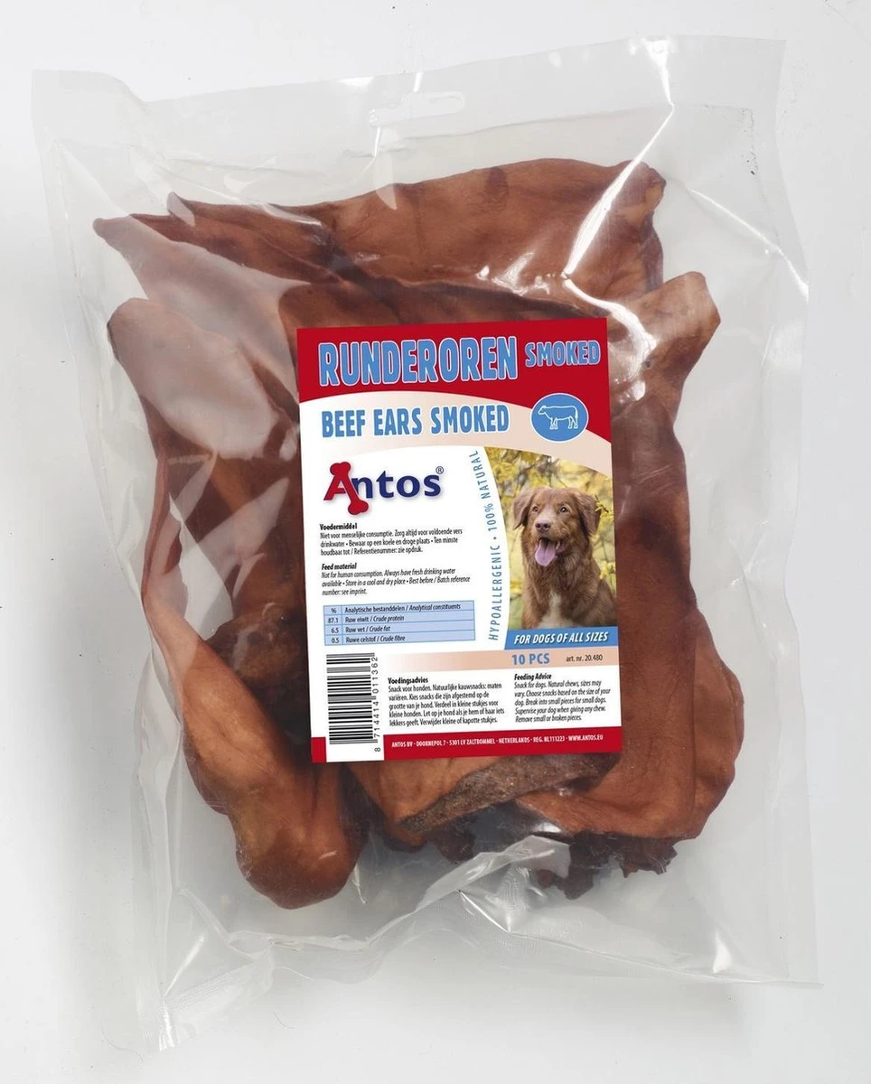 Antos Runderoor Smoked Rund Hondensnack - 280 G - 10 Stuks 10 Antos Runderoor Smoked Rund Hondensnack - 280 G - 10 Stuks - Afbeelding 8