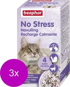 Beaphar No Stress Navulling Kat - Anti Stressmiddel - 3 X 30 Ml -Huisdier Verkoop 969x1200 2