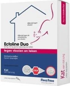 Flea Free Ectoline Duo Kat - Tegen Vlooien En Teken - 2 Pipetten -Huisdier Verkoop 973x1200 4