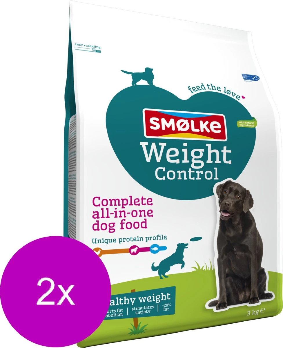 Smolke Weight Control - Hondenvoer - 2 X 3 Kg 7 Smolke Weight Control - Hondenvoer - 2 X 3 Kg - Afbeelding 5