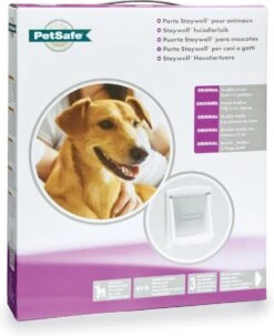 Petsafe 740 Hondenluik - Wit/Transparant - Medium - 35 X 26,5 Cm -Huisdier Verkoop 979x1200
