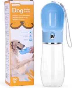 Nobleza 43B4C - Honden Waterfles - 500ml - Honden Bidon - Honden Drinkfles - Blauw -Huisdier Verkoop 980x1200 1