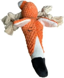 BoDutch Honden Knuffel - Vos - Puppyknuffel - Knisperoortjes - Met Piep - Oranje - 36 Cm - Hondenspeelgoed -Huisdier Verkoop 980x1200 4