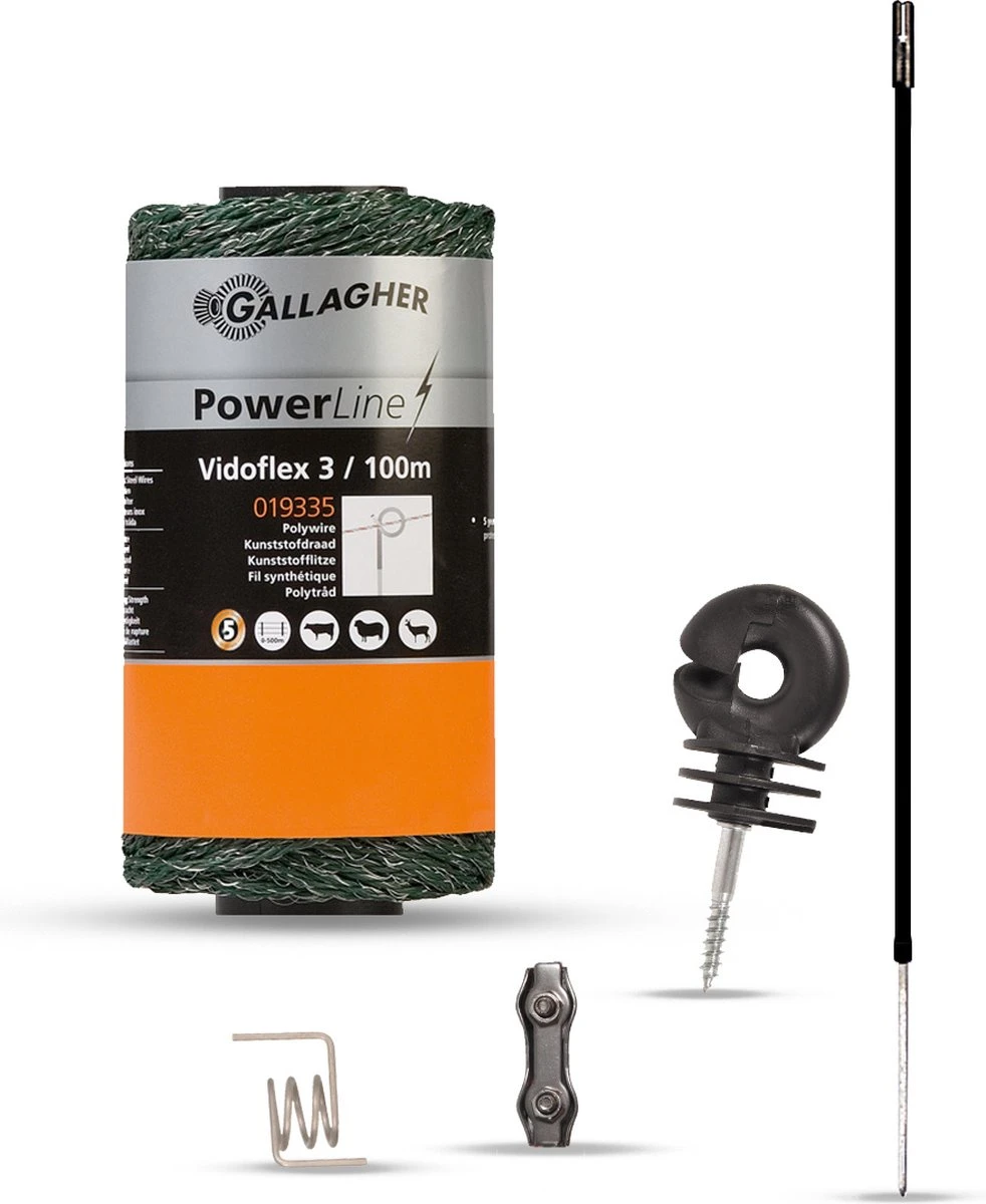 Gallagher Schrikdraad Voor Honden En Katten - Complete Set - 33 Meter - 50 Cm Hoog 4 Gallagher Schrikdraad Voor Honden En Katten - Complete Set - 33 Meter - 50 Cm Hoog - Afbeelding 2