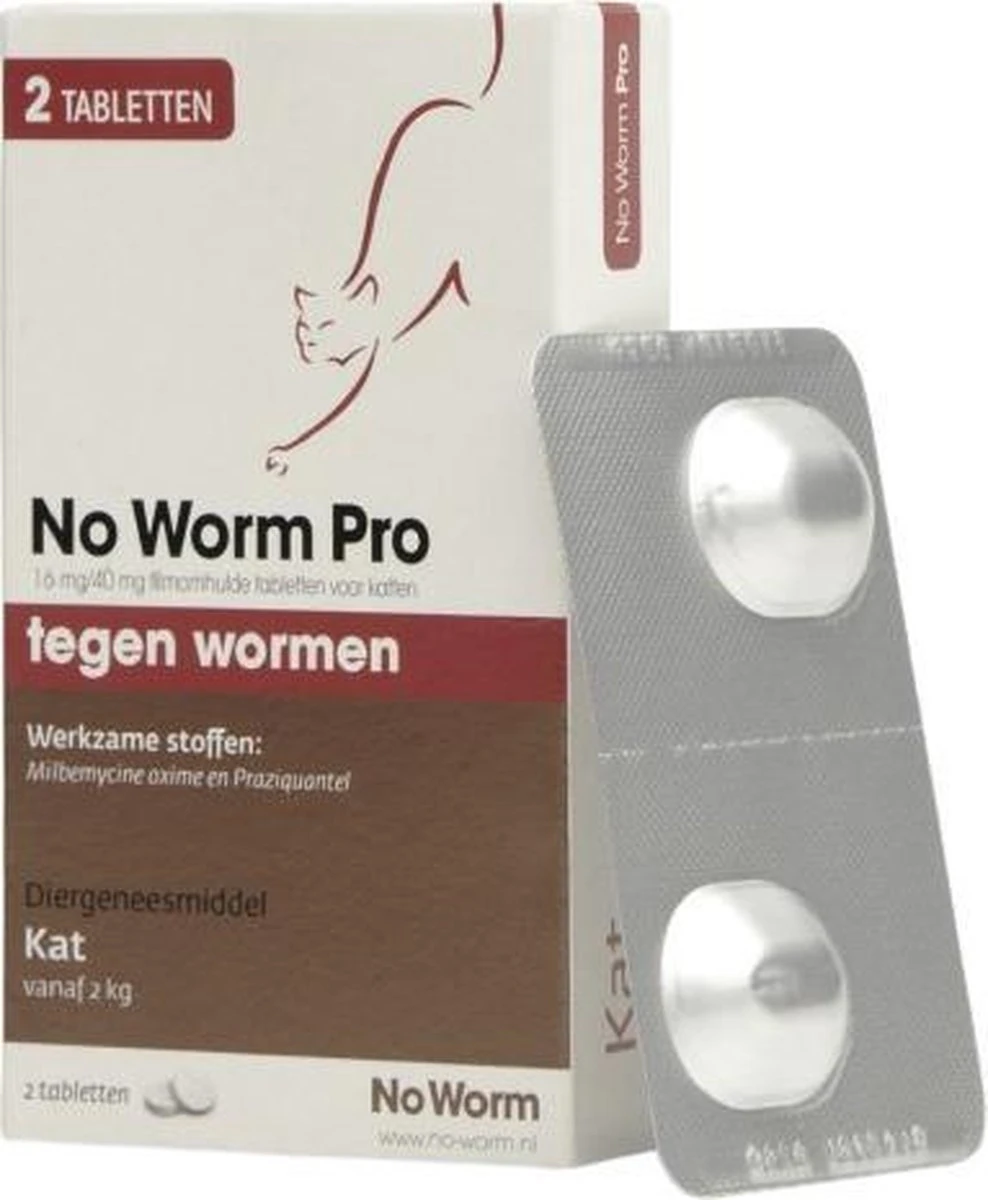 Exil No Worm Pro - Kat - 2 Tabletten 9 Exil No Worm Pro - Kat - 2 Tabletten - Afbeelding 7