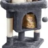 Yaheetech Krabpaal Kleine Kattenkrabpaal Met Grote Kattenholte Pluche Kattenboom Kattenmeubel Speelboom Voor Kleine Katten -Huisdier Verkoop 992x1200 9