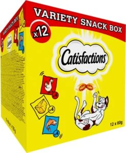 Catisfactions Megabox - Kattensnacks - 12 X 60 Gr