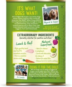 Edgard & Cooper Lam & Rund Blik - Voor Volwassen Honden - Hondenvoer - 12 X 400g -Huisdier Verkoop 996x1200 8