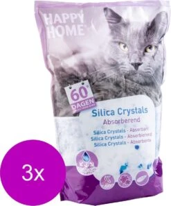 Happy Home Solutions Hygienic Crystals Light Plus - Kattenbakvulling - 3 X 7 L -Huisdier Verkoop 997x1200 2
